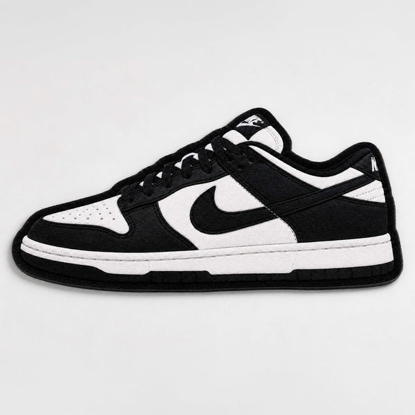 Nike Dunk Cut-out Flat Rug | Black & White Sneaker Floor Rug | Premium Streetwear Room Decor