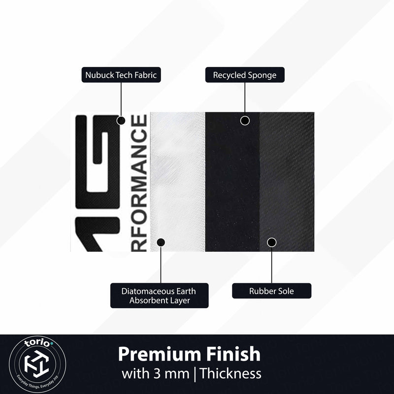 AMG Driving Performance Logo Flat Rug | Mercedes-AMG Inspired Motorsport Die-Cut Floor Decor | Premium Automotive Enthusiast Rug