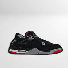 Air Jordan 4 Black Cut-out Flat Rug | Iconic Basketball Sneaker Floor Rug | Premium Streetwear Room Decor
