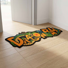 Dragon Ball Anime Floor Mat (3 mm Thick) | Iconic Dragon & Star Design Mat for Bedroom, Gaming Room & Anime Home Decor