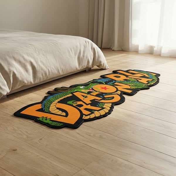 Dragon Ball Anime Floor Mat (3 mm Thick) | Iconic Dragon & Star Design Mat for Bedroom, Gaming Room & Anime Home Decor