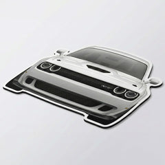 Dodge Challenger Floor Mat | Anti-Slip 3mm Absorbent Muscle Car-Style Rug | Easy Clean Waterproof Designer Mat for Home, Garage & Man Cave