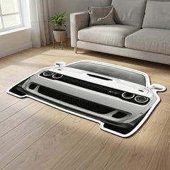 Dodge Challenger Floor Mat | Anti-Slip 3mm Absorbent Muscle Car-Style Rug | Easy Clean Waterproof Designer Mat for Home, Garage & Man Cave
