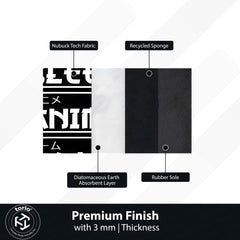 Eat Sleep Anime Gaming Repeat Floor Mat (3 mm Thick) | Ultimate Otaku Gamer Room Rug