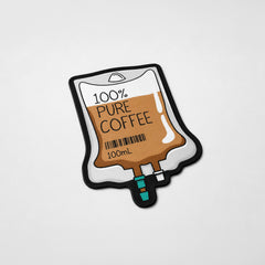 100% Pure Coffee Bag Cut-out Flat Rug | Funny Coffee Lover Flat Rug | Café & Kitchen Floor Decor