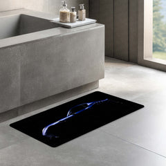 Ferrari F12tdf Top View Floor Mat (3 mm Thick) | Luxury Supercar Bedroom Bedside Runner for Automotive Home Decor