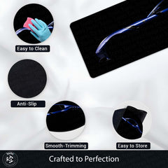 Ferrari F12tdf Top View Floor Mat (3 mm Thick) | Luxury Supercar Bedroom Bedside Runner for Automotive Home Decor
