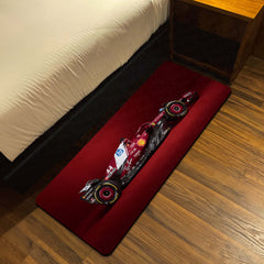Ferrari SF-25 Formula 1 Floor Mat (3 mm Thick) | F1 Racing Car Bedroom Bedside Runner for Automotive Home Decor