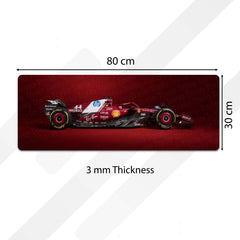 Ferrari SF-25 Formula 1 Floor Mat (3 mm Thick) | F1 Racing Car Bedroom Bedside Runner for Automotive Home Decor