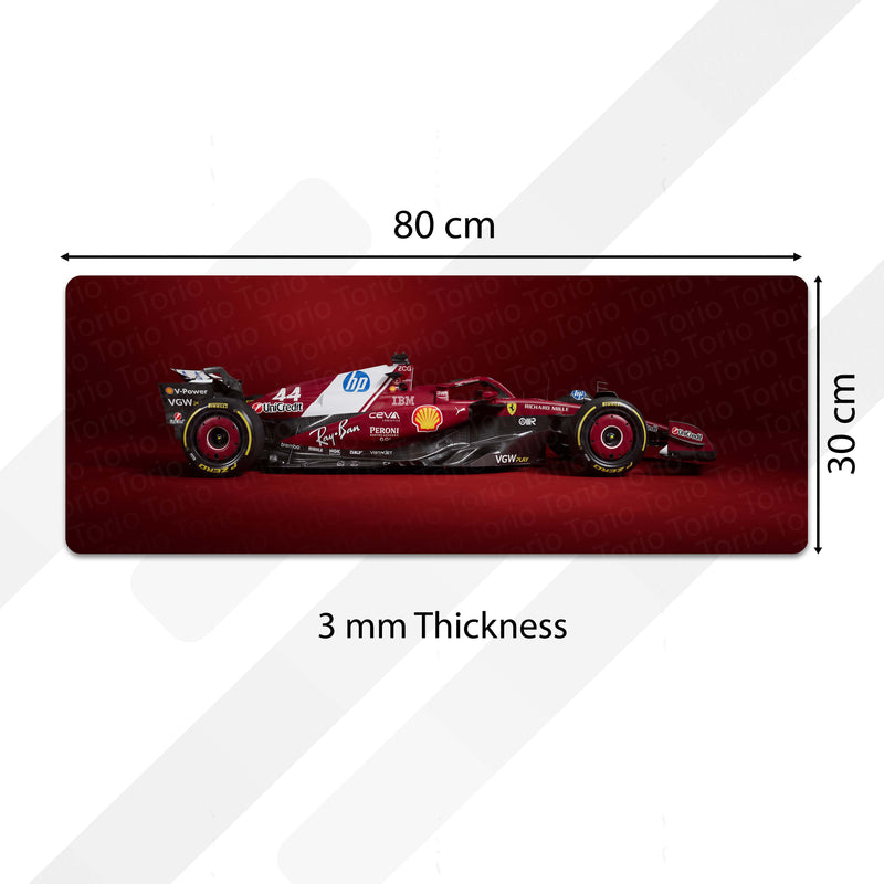 Ferrari SF-25 Formula 1 Floor Mat (3 mm Thick) | F1 Racing Car Bedroom Bedside Runner for Automotive Home Decor
