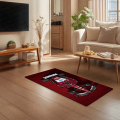 Ferrari SF-25 Formula 1 Floor Mat (3 mm Thick) | F1 Racing Car Bedroom Bedside Runner for Automotive Home Decor 01