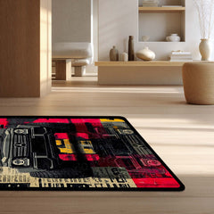 Mercedes-Benz G-Class (G-Wagon) Luxury SUV Area Flat Rug | G-Class Off-Road Automotive Artwork Flat Rug | Premium Luxury Car Area Floor Decor