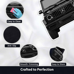 Mercedes G-Wagon Front View Floor Mat | Anti-Slip 3mm Absorbent Luxury SUV Design Rug | Easy Clean Waterproof Floor Mat for Home, Office & Garage