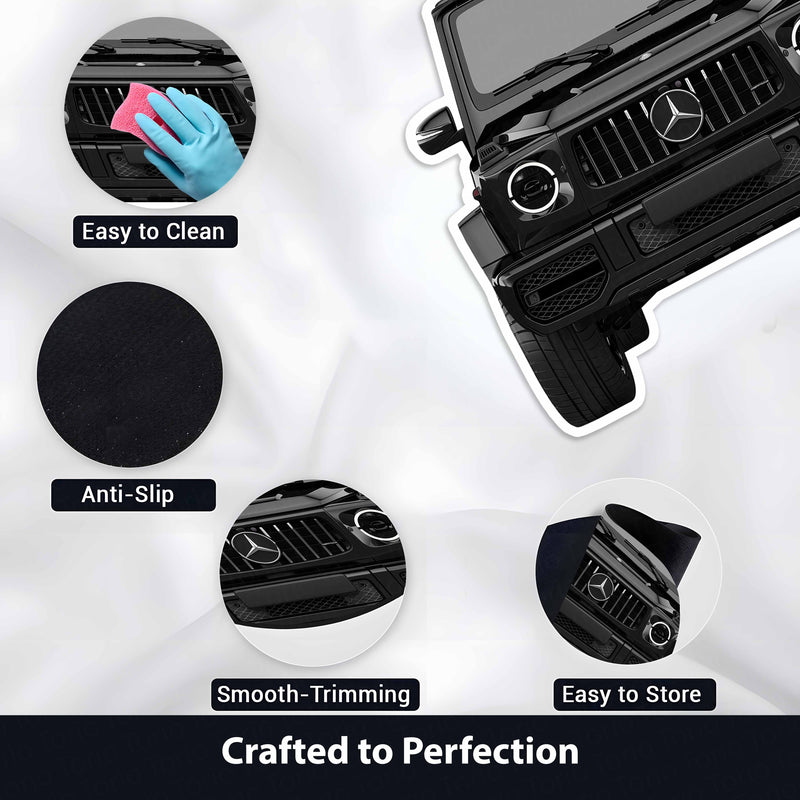 Mercedes G-Wagon Front View Floor Mat | Anti-Slip 3mm Absorbent Luxury SUV Design Rug | Easy Clean Waterproof Floor Mat for Home, Office & Garage