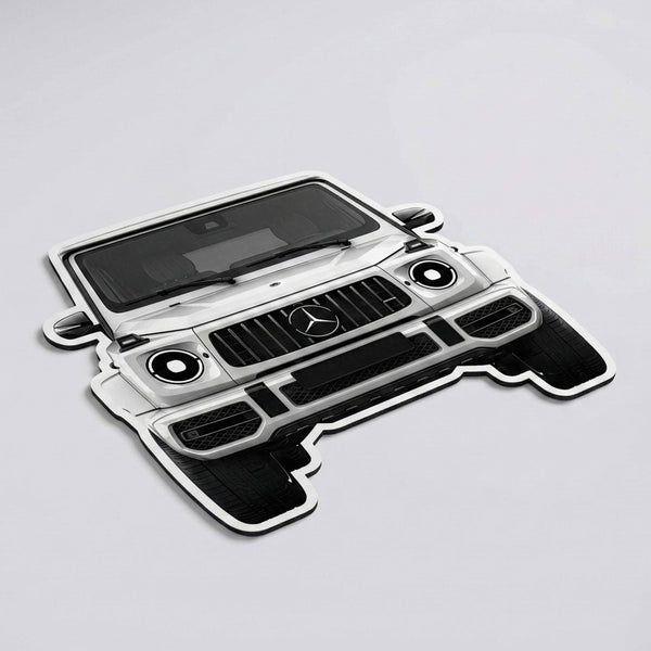 Mercedes-Benz G-Wagon Inspired Floor Mat | Anti-Slip 3mm Absorbent SUV Design Rug | Easy Clean Waterproof Floor Mat for Home, Office & Garage