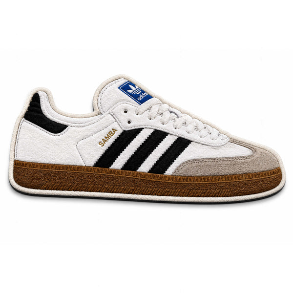 Adidas Samba Classic Cut-out Flat Rug | Iconic White & Black Sneaker Floor Rug | Premium Streetwear Room Decor