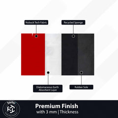 Heart Shape Floor Mat (3 mm Thick) | Minimal Love Heart Rug for Bedroom, Living Room, Entryway & Aesthetic Home Decor