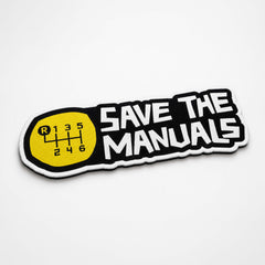 Save The Manuals Gear Shift Flat Rug | Manual Transmission Car Enthusiast Die-Cut Flat Rug | JDM Automotive Garage Floor Decor