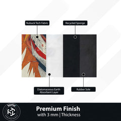 Ichigo Kurosaki Anime Area Rug | Bleach Character Floor Mat | Manga Style Rug for Bedroom, Gaming Room & Otaku Decor | Anti Slip Washable 3 mm Carpet