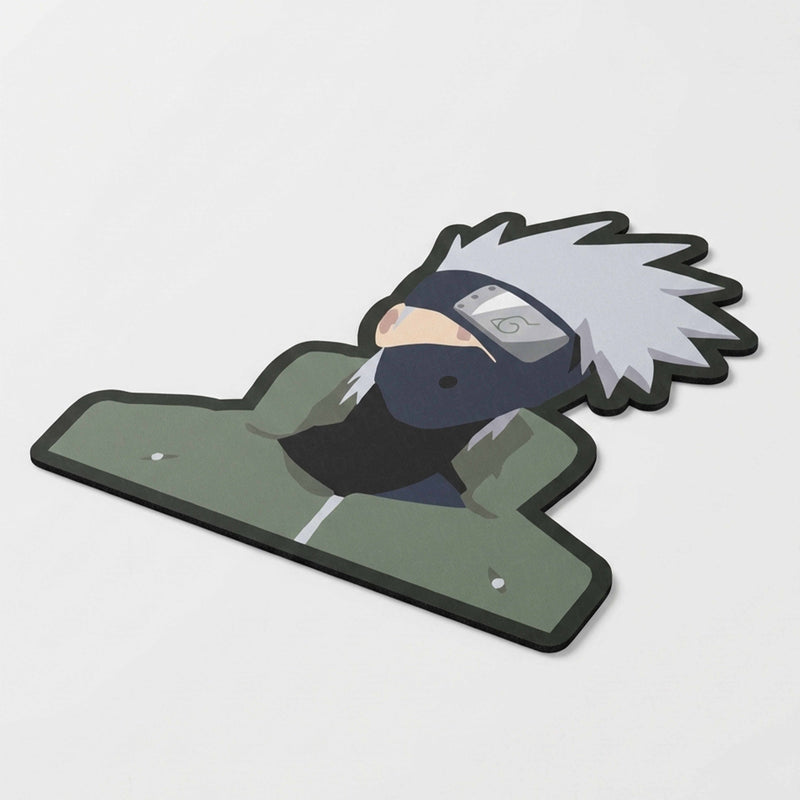 Kakashi Inspired Anime Floor Mat (3 mm Thick) | Calm Ninja Art Design for Bedroom, Gaming Room & Otaku Decor