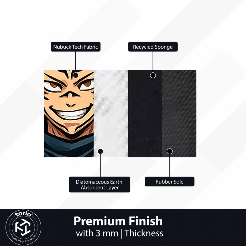 Tomura Shigaraki Cut-out Flat Rug | My Hero Academia Villain Anime Floor Rug | Premium MHA Gaming Room Decor