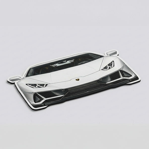 Lamborghini Inspired Floor Mat | Anti-Slip 3mm Absorbent Supercar Design Rug | Easy Clean Waterproof Floor Mat for Home, Office & Garage