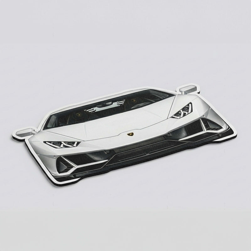 Lamborghini Inspired Floor Mat | Anti-Slip 3mm Absorbent Supercar Design Rug | Easy Clean Waterproof Floor Mat for Home, Office & Garage