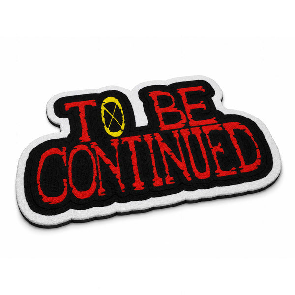 To Be Continued Meme Flat Rug | Viral Internet Die-Cut Flat Rug | Funny Gaming & Anime Room Floor Decor