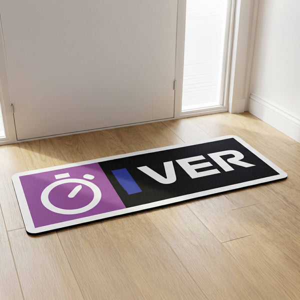 Fastest Lap Racing Inspired Floor Mat (3 mm Thick) | Motorsport Champion Energy Art for Gaming Room, Studio & Car Lover Decor