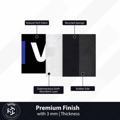 Fastest Lap Racing Inspired Floor Mat (3 mm Thick) | Motorsport Champion Energy Art for Gaming Room, Studio & Car Lover Decor
