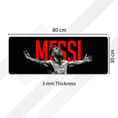 Lionel Messi Football Legend Bedside Runner Flat Rug | GOAT Soccer Bedroom Runner for Sports Fan Room Decor