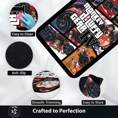 Monkey D. Luffy Gear 5 Area Flat Rug | One Piece Gear Fifth Anime Area Flat Rug | Premium Anime Gaming Room Floor Decor