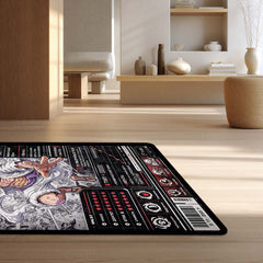 Anime Bounty Poster Area Rug | Gear 5 Luffy Floor Mat | One Piece Wanted Style Rug | Anime Carpet for Gaming Room, Bedroom & Otaku Decor