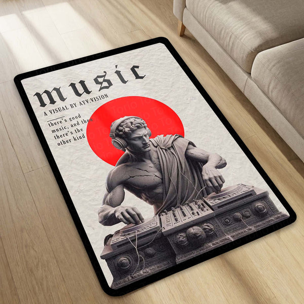 Retro Vinyl Record Music Wall Art | Vintage Music Poster Wall Decor | Aesthetic Wall Hanging for Music Studio, Living Room & Bedroom