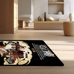 Nami One Piece Anime Area Rug | Straw Hat Pirates Navigator Floor Mat | Nami Anime Aesthetic Rug for Bedroom, Gaming Room & Otaku Decor