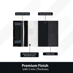 Nissan GT-R Rear View Floor Mat | Anti-Slip 3mm Absorbent Supercar Design Rug | Easy Clean Waterproof Floor Mat for Home, Office & Garage