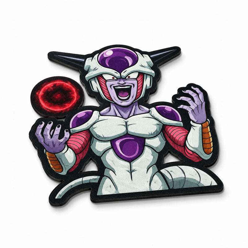 Frieza Cut-out Flat Rug | Dragon Ball Z Emperor of the Universe Anime Floor Rug | Premium Villain Gaming Room Decor