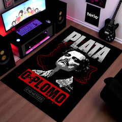 Pablo Escobar Area Rug | Iconic Colombian Kingpin Floor Mat | Gritty Crime-Drama Inspired Decor for Man Cave, Office & Urban Enthusiasts