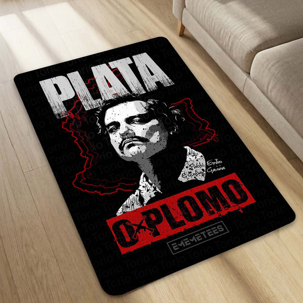 Pablo Escobar Area Rug | Iconic Colombian Kingpin Floor Mat | Gritty Crime-Drama Inspired Decor for Man Cave, Office & Urban Enthusiasts
