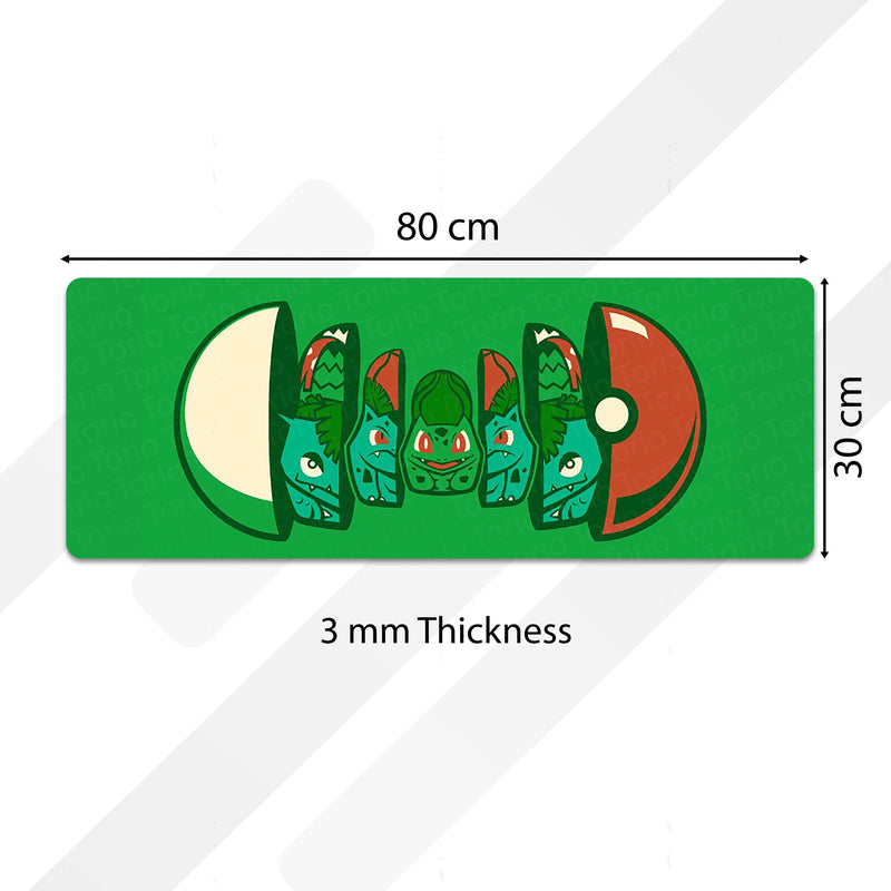 Bulbasaur Evolution Bedside Runner Flat Rug | Pokémon Venusaur Evolution Bedroom Runner for Anime Gaming Room Decor