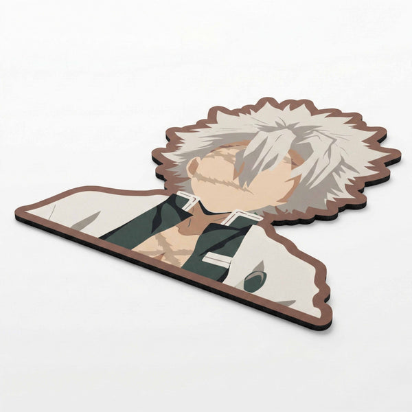 Sanemi Shinazugawa Inspired Anime Floor Mat (3 mm Thick) | Fierce Hashira Style Art for Anime Rooms, Gaming Setup & Otaku Decor