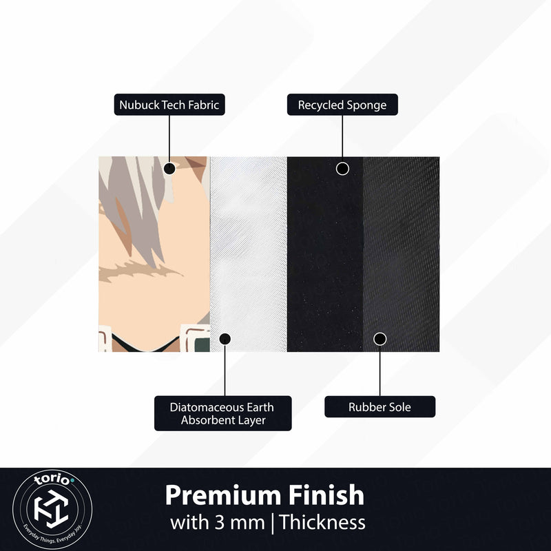 Sanemi Shinazugawa Inspired Anime Floor Mat (3 mm Thick) | Fierce Hashira Style Art for Anime Rooms, Gaming Setup & Otaku Decor
