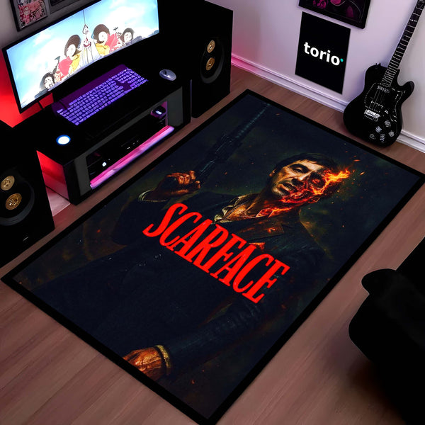 Scarface Tony Montana Wall Art | Iconic Cinematic Wall Decor | Legendary Film Quote Wall Hanging for Living Room, Office & Home Theater