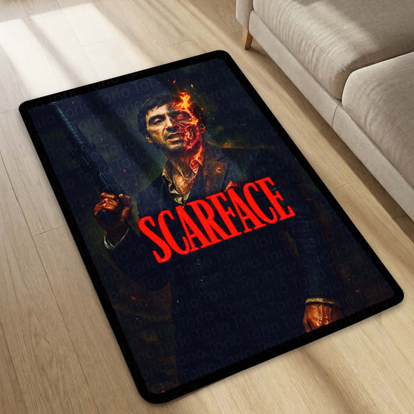 Scarface Tony Montana Wall Art | Iconic Cinematic Wall Decor | Legendary Film Quote Wall Hanging for Living Room, Office & Home Theater