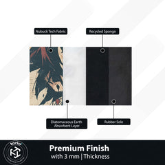 Tanjiro Kamado Anime Area Rug | Demon Slayer Floor Mat | Japanese Manga Style Rug for Bedroom, Gaming Room & Otaku Decor