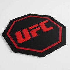 UFC Logo Inspired Floor Mat (3 mm Thick) | MMA Fight Arena Style Mat for Gyms, Studios & Sports Fans