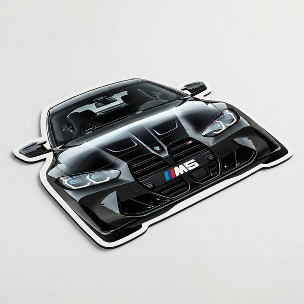 BMW M5 Inspired Floor Mat | Anti-Slip 3mm Absorbent Performance Car Design Rug | Easy Clean Waterproof Floor Mat for Home, Office & Garage