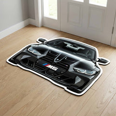 BMW M5 Inspired Floor Mat | Anti-Slip 3mm Absorbent Performance Car Design Rug | Easy Clean Waterproof Floor Mat for Home, Office & Garage