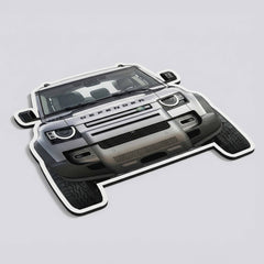 Land Rover Defender Floor Mat | Anti-Slip 3mm Absorbent Car-Style Rug | Easy Clean Waterproof Designer Mat for Home & Garage