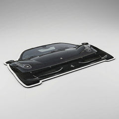 Ferrari Front Design Floor Mat | Anti-Slip 3mm Absorbent Car-Style Rug | Easy Clean Waterproof Automotive Designer Mat for Home, Office & Garage